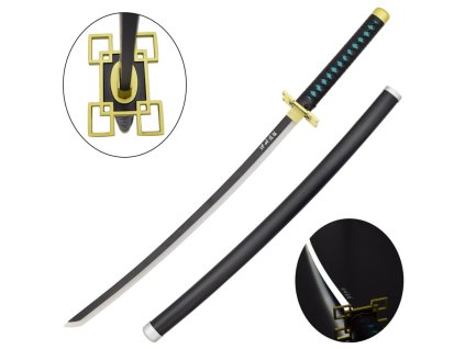 Led Svietiaca Katana Muichiro Tokito Ninchirin Demon Slayer Kimetsu No Yamba - Replika