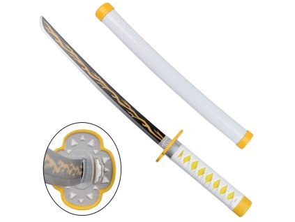 Ornamentálne tanto so stojanom Zenitsu Agatsuma Demon Slayer - replika