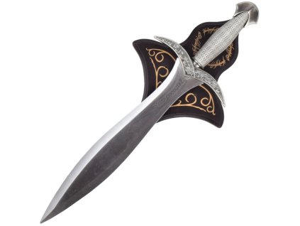 Oceľová dýka Frodo - tupá replika s plaketou Pán Prsteňov