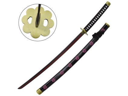 Ozdobná katana Ronoro Zoro Shushui - tupá replika One Piece