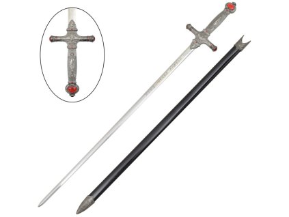 Meč Godrik Godrica Chrabromila - tupá replika - Harry Potter Gryffindor