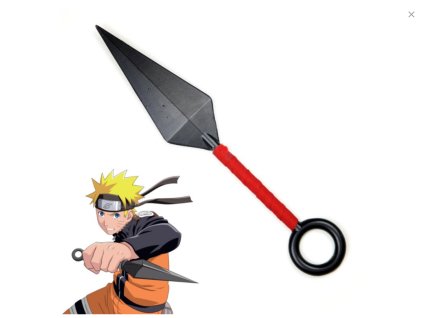 Ninja Kunai - tupá replika Naruto