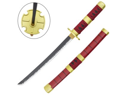 Mini bambusová katana Sandai Kitetsu Ronoroa Zoro – One Piece