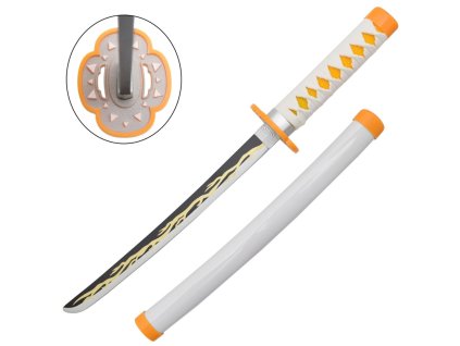 Mini bambusová katana Zenitsu Agatsuma – Demon Slayer