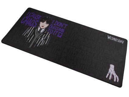 XXL podložka - Wednesday - I cause chaos