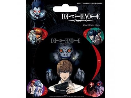 sada vinylovych samolepek death note01