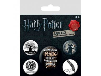 sada odznaku harry potter symbols5ks01