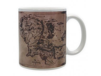 herr der ringe karte rohan gondor tasse 320 ml ABYMUG098 2