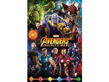 plakat avengers infinity war postavy01