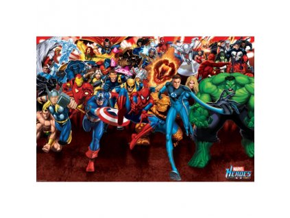 plakat marvel heroes attack01