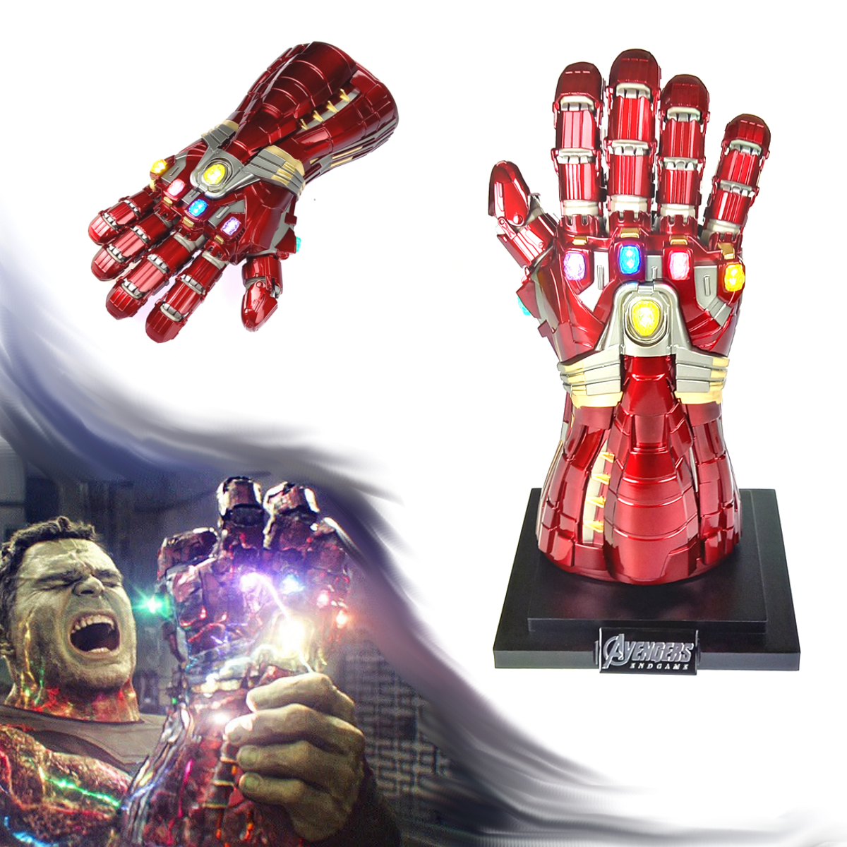 Kovová rukavica "INFINITY GAUNTLET - HULK" HQ, oceľ!