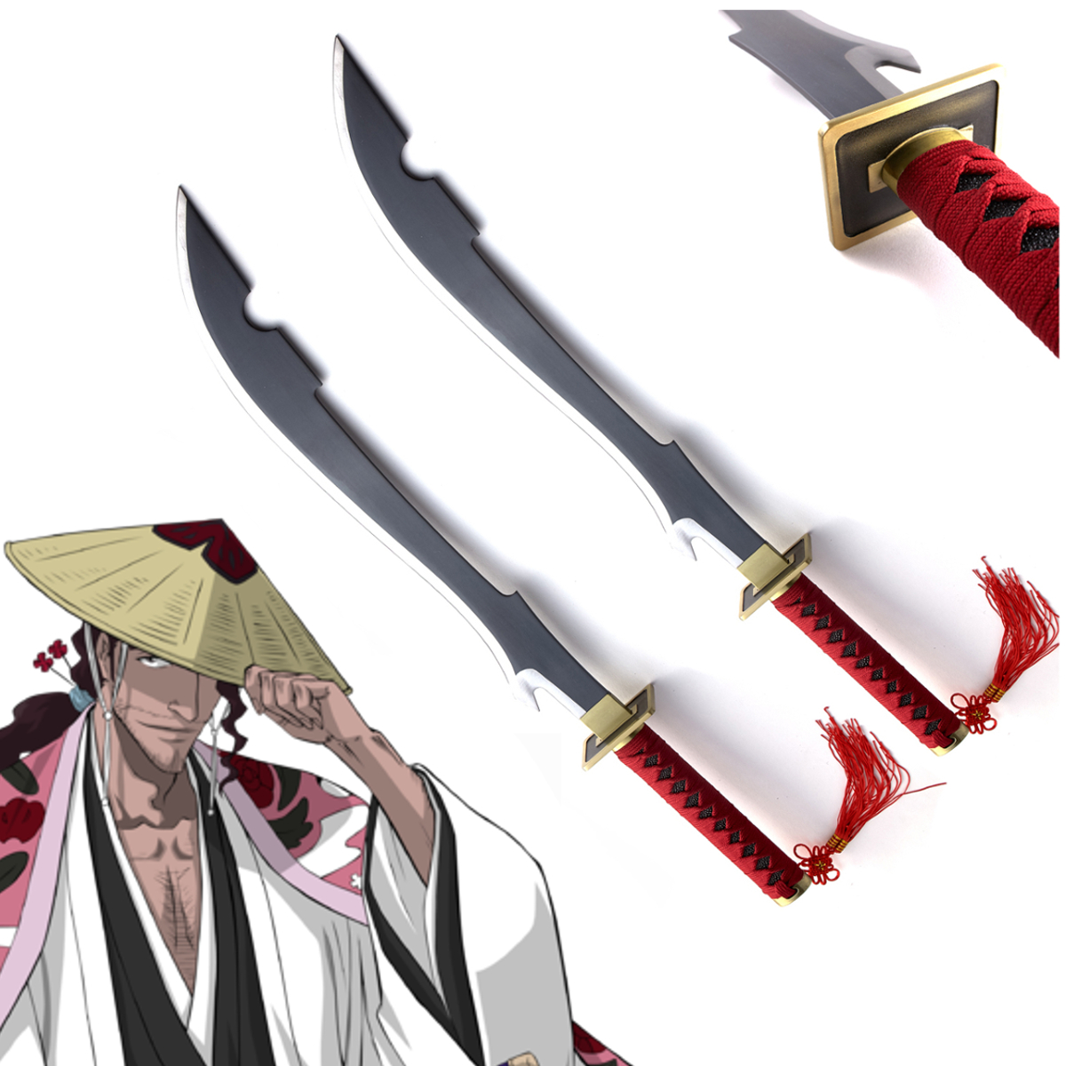 2 katany "SHUNSUI KYORAKU" anime bleach