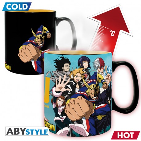 Hrnček My Hero Academia - Group, meniaci sa 460ml