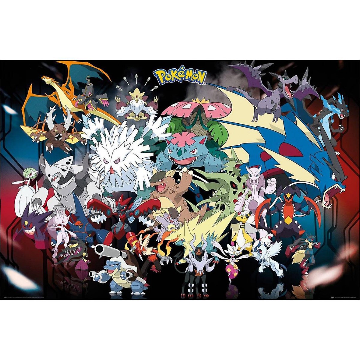 Plagát Pokémon - Mega Evolution