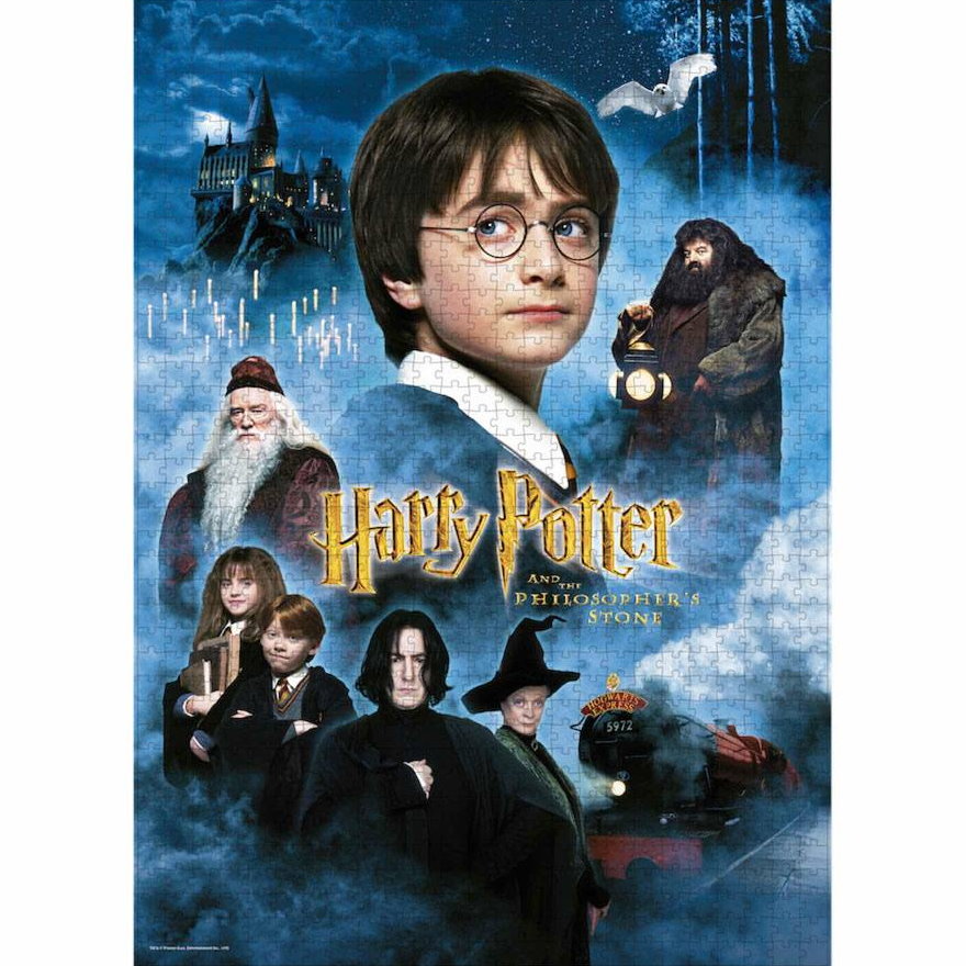 Puzzle - Plagát Harry Potter a Kameň mudrcov, 1000 dielikov