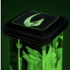 Mandalorian Grogu Holografické svetlo 3D laserovo leptaný krištáľový sklenený blok Star Wars