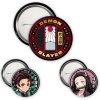 DEMON SLAYER - Balíček 3 odznakov - Tanjiro & Nezuko S2