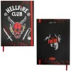 Zápisník Hellfire Club Stranger Things Hawkins pevná väzba