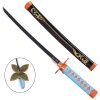 Elegantná čierna replika mini tanto Shinobu Kochou - Demon Slayer