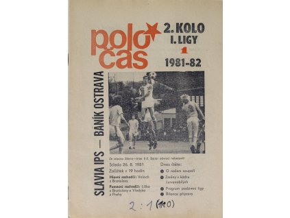 POLOČAS SLAVIA Praha vs. Baník Ostrava 1981 82