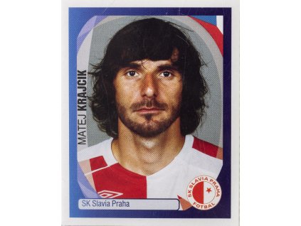 Officialní samolepka Champions league 200708, Panini, Slavia M.Krajčík, 525 (1)