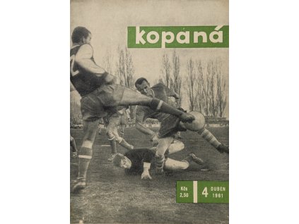 Časopis Kopaná , Duben 1961