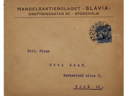 Obálka , Handelsaktiiebolaget Slavia, 1920