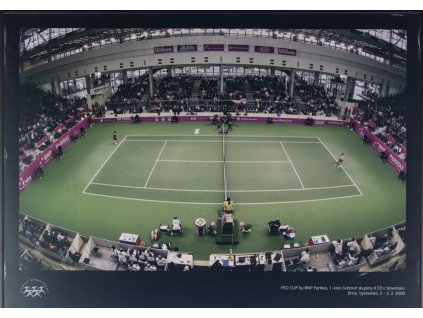 Velkoformátová fotografie, Fed Cup, ČR v. Slovensko, 2008