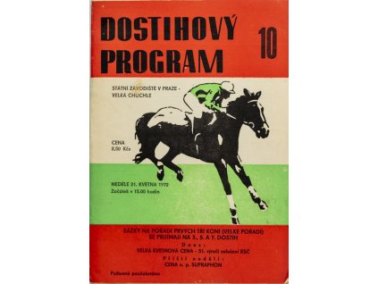 Dostihový program č. 10, 1972 (2)