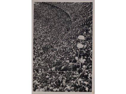 Kartička Olympia 1936, Berlin. Diváci 1