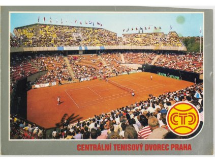 Pohlednice Centrální tenisový dvorec, 1986 II (1)