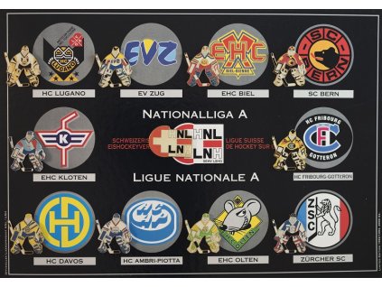 Sada odznaků Ligue Suisse de hockey 1993 1994