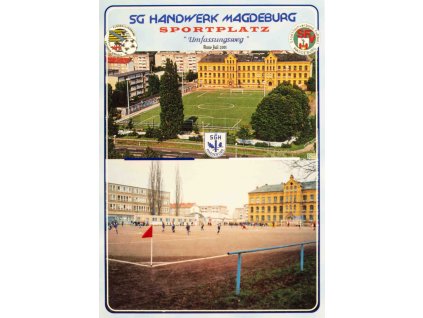 Pohlednice stadion, SG Handwerk Magdeburg sportplatz (1)