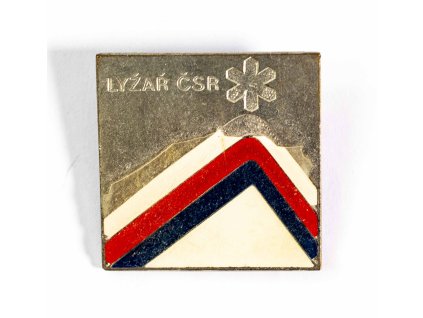 Odznak , Lyžař ČR, poškozený