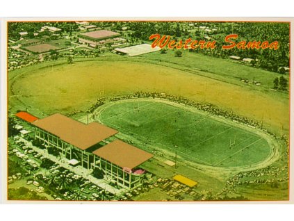 Pohlednice stadion, Western Samoa (1)