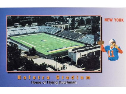 Pohlednice stadion, Hofstra Stadium, Home of Flying Dutchman (1)
