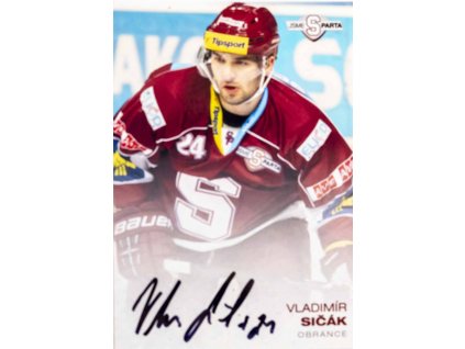 Fotografie, Vladimír Sičák, HC Sparta, autogram