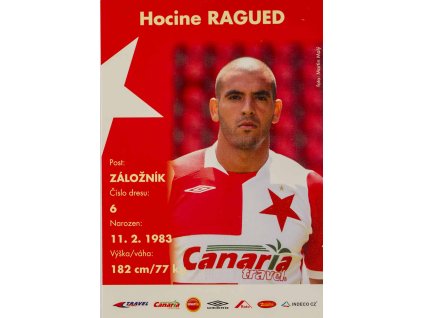 Podpisová karta, Hocine Ragued, SK Slavia Praha