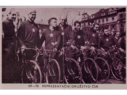 Kartička, Reprezentační družstvo ČSR, cyklistika, 69 70