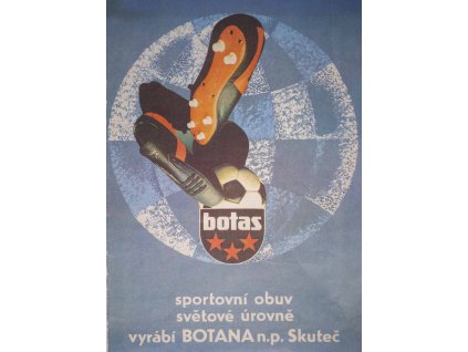 Výstřižek z časopisu reklama, Botas