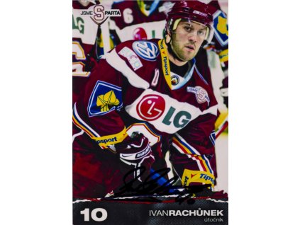 Fotografie, Ivan Rachůnek, HC Sparta, autogram III