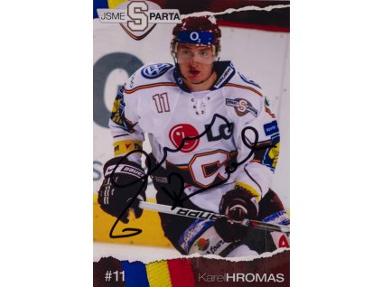 Fotografie, Karel Hromas, HC Sparta, autogram