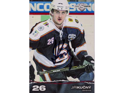 Fotografie, Jiří Kučný, HC Sparta, autogram