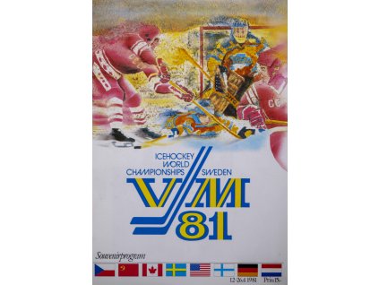 Program MS hokej, Sverige, 1981 (1)