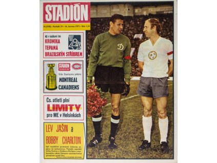 Časopis STADION, ročník XIX, 16.VI.1971,č.24