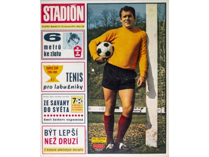 Časopis STADION, ročník XIX, 23.VI.1971,č.25