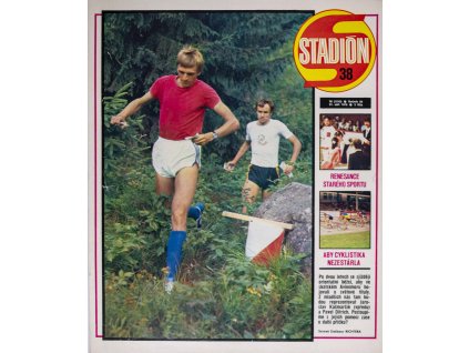 Časopis STADION, ročník XIX, 21.IX.1976,č.38