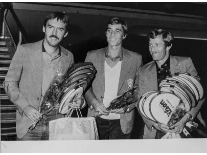 Tisková foto ČTK, Šmíd, Lendl, Kodeš (1)