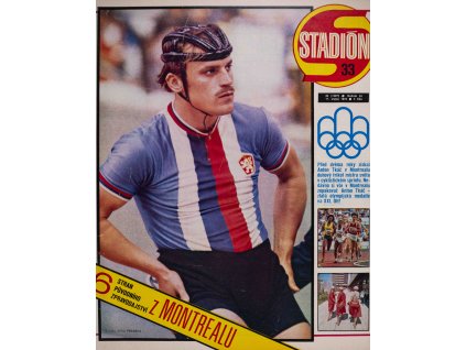 Časopis STADION, ročník XXIV, 17.VIII.1976,č.33