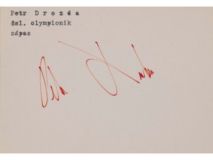 Podpisová karta, P. Drozda